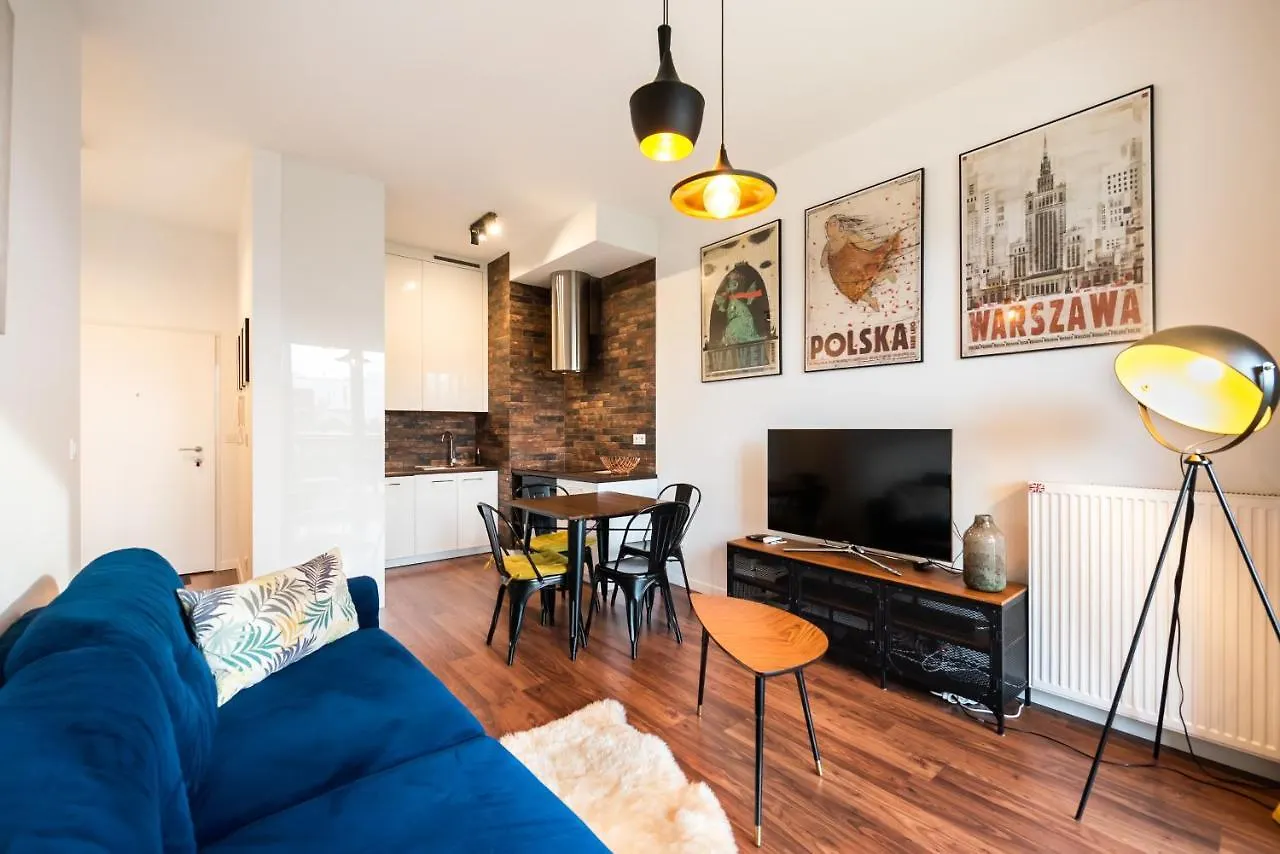 Navy Blue Apartment Warsaw